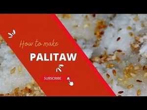 How to Make Palitaw? (Filipino Sweet Flat Rice Cake)