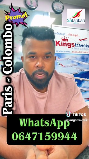 Luxury Flights from Paris to Colombo with SriLankan Airlines