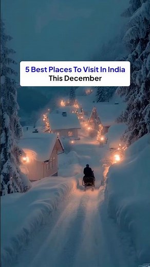 ❄️ Top 5 Places to Visit in December