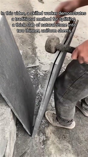 The Art of Natural Stone Splitting