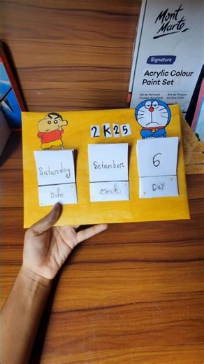 DIY Calendar 📆✨ | #calendar2025 #diycrafts #creativity #shorts #viralvideo