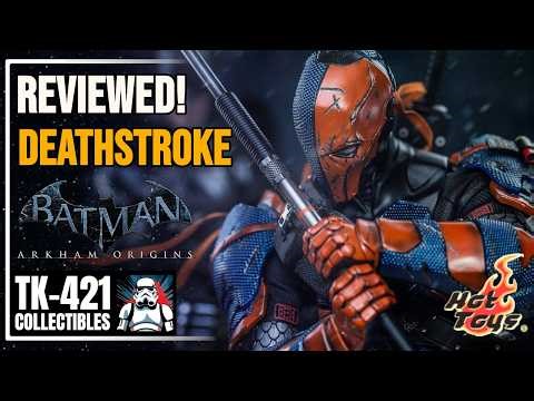 Hot Toys VGM30 Deathstroke Is a BEAST | Arkham Origins VGM30 Unboxing & Review