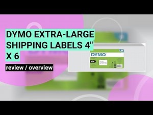 DYMO LabelWriter 5XL & 4XL Shipping Labels Review: Extra-Large 4x6 Labels Tested!