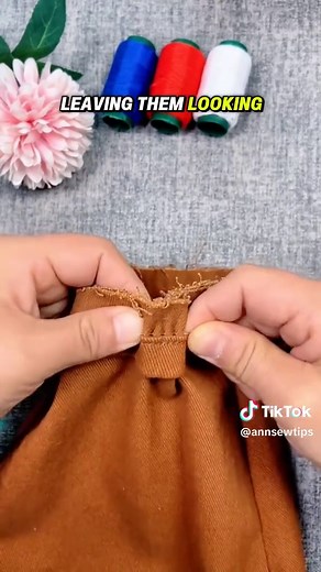Easy Hand Stitch Pants Hem Tutorial | Hand Sewing Pants