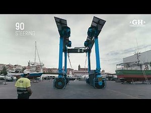 GH70e - One of the first electric marine boat hoists in the world