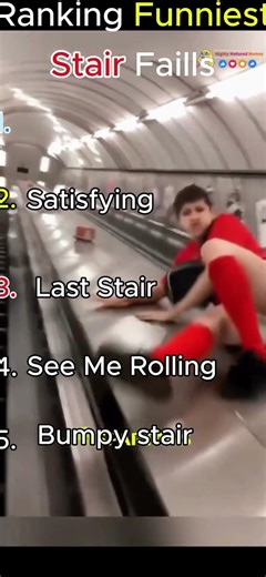 Ranking Funniest Stair Fails 😂😂 #short #wiral