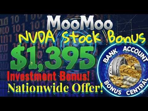 MooMoo $1,395 NVDA Brokerage sign up bonus! Best Investment Account for 2026! #nvda #nvidia