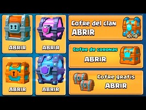 CLASH ROYALE | ABRIMOS TODOS LOS COFRES GRATIS!!