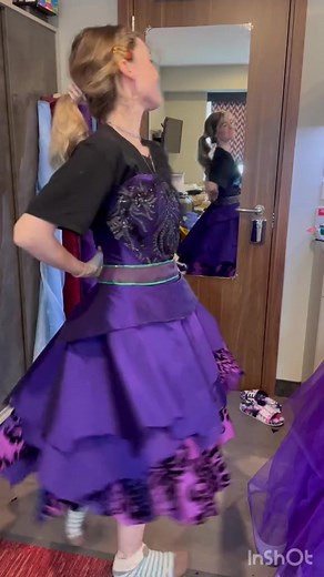 12K views · 286 reactions | Making mals dress from descendants part 5  #descendants #disney #princess #dress #sewing | Rosie Somerville DIY fashion design | Facebook