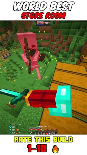 I Built the ULTIMATE Minecraft Storage Room! 🤯🔥 #minecraft #shorts
