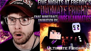 Vapor reacts #1088 | FNAF song Minecraft animation "Ultimate Fright" by UnrealAnimatics reaction!