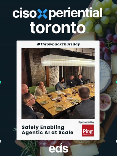 🔥 Thursday Throwback: Safely Enabling Agentic AI at Scale – Toronto 2025 Last December, we had the pleasure of hosting an intimate dinner at Wood’s Restaurant, Toronto, ON, for a thought-provoking discussion on “Safely Enabling Agentic AI at Scale” with Ping Identity. Leaders explored how to scale agentic AI responsibly, balancing innovation with trust, security, and ethical considerations. ✨ Missed out? Don’t worry - more exclusive AI dinners are coming! Connect with industry leaders and join 