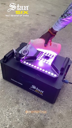 Stan lightings on Instagram: "Big events need BIG effects 🔥 Stan Volcano 5000 brings extreme CO₂ output with 5000W power, 48×4W LEDs, and fast heatup.🌋 🔥 CO₂ based | 5000W power 💡 48×4W LEDs ⚡ 1200 m³/min output ⏱️ 8 min heat-up | Vertical & Horizontal use 📞 Order Now 👉 Follow us for more latest stage effects Perfect for concerts, clubs & festivals. #stan #eventplanner #instagood #stagelighting #explore"