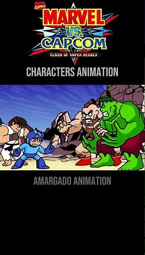 MARVEL VS CAPCOM CHARACTERS ANIMATION