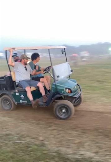 Mid Ohio vintage motorcycle days barrel racing with dirt bikes and golf carts#motorcycle #golfcart #viralvideo