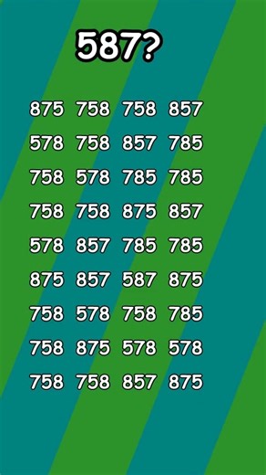 "Solving the Mystery: Find 587 Puzzle Challenge!"