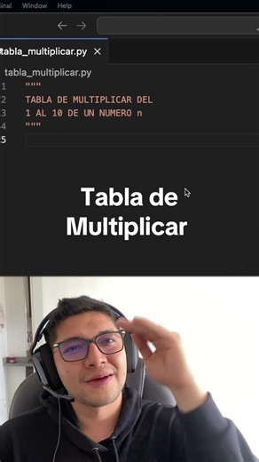 Tabla de multiplicar en Python: ¡Códifiquemos fácil!