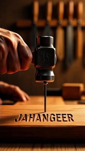 Hwo to create wood wording name ingragd video 👉 #shorts #viral #trending