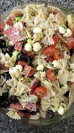 Easy GF Italian Pasta Salad--SO GOOD!!