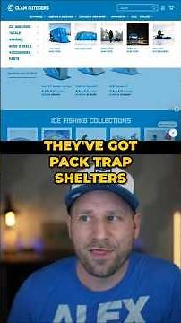 Ice Fishing's NEW Secret Shelter! Clam Pack Trap Sneak Peek