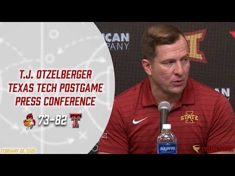 T.J. Otzelberger Texas Tech Postgame Press Conference (Feb. 28, 2026)