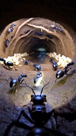 Ant POV: Journey Inside a Giant Underground Colony | Micro Camera Documentary (9:16)
