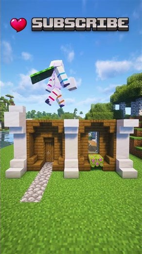 EPIC Easy Minecraft Survival House! 🏠 #shorts #minecraft #shortsfeed #viral
