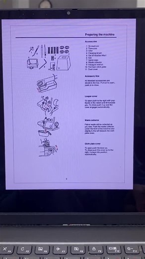 Bernette 134, 134D Serger Overlock Instruction / Operating Manual * User's Guide * Digital Download - Etsy Ireland