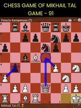 The Magician’s Early Brilliance: Mikhail Tal’s Tactical Masterpiece (1953)