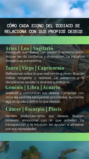 Cómo cada signo del zodiaco se relaciona con sus propios deseos 🔮#astrologia #horoscopo