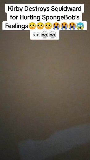 Kirby is always furious when people be Super mean to SpongeBob