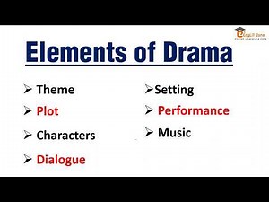 ELEMENTS OF DRAMA || DRAMA & IT'S ELEMENTS || HISTORY OF ENGLISH DRAMA