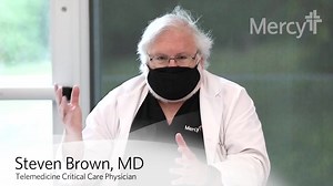 "You never see a weatherman on TV say, 'There's a tornado touchdown … get into your basement and shelter, but do your own research and make your own choice… This is the urgency that we're trying to stress.” Dr. Steven Brown was part of a six-expert Mercy panel that tackled tough COVID-19 vaccine questions from co-workers and the community. Watch the full video at youtu.be/xKGOltfUK5Q. | Mercy