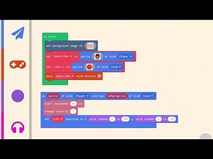 how to make a game in make code arcade (chase the apple 🍎)