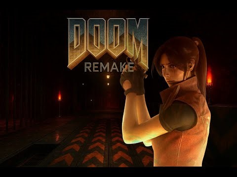 Resident DOOM: Claire Redfield in DOOM 2 REMAKE Full Playthrough Part 2 (Vertical)