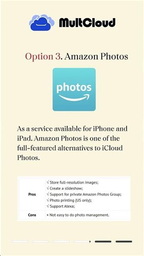 Top 4 Alternatives to iCloud Photos | Compare and Choose #multcloud #cloudstorage #cloudmigration