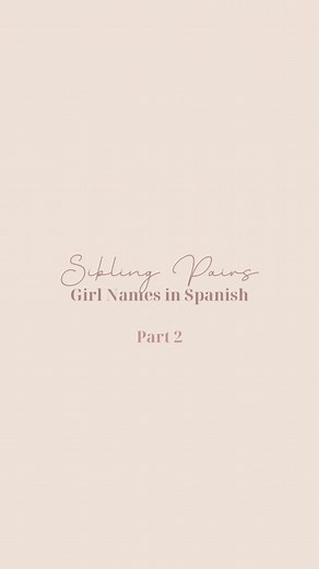 Names in Spanish or easy for spanish speakers to pronounce and some Indigenous names as well. Follow for more name recommendations. 🤍 #Siblings #twins #siblingnames #twinnames #twingirls #sister #sisters #sistersister #nombresparaniñas #twingirlnames #babynames #vintage #vintagebaby #nombredeniñas #nombresbonitos #classicnames #vintagebabynames #vintagegirl #spanishnames #vintagenames #classic #MomsofTikTok #girlnames #classicbabynames #momlife #timelessnames #babygirl #namesuggestions #pregnan
