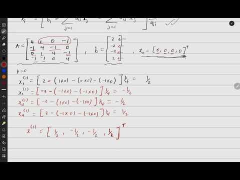 Jacobi method examples and theorems
