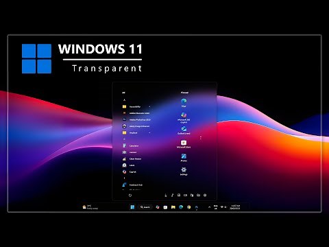 How to Get a Transparent Start Menu in Windows 11 | Full Glass Makeover Using Windhawk