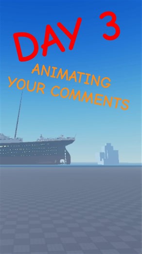 Animating your comments (DAY 3) | Roblox Animation