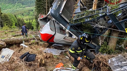 The cable car that crashed at 60mph