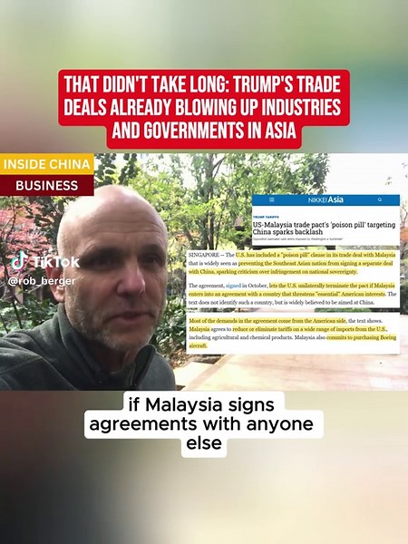 In the end, Malaysia may not get any deals from China and US. Trying to play either side is a dangerous game #industry #us #trump #asia #news
