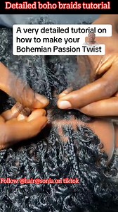16K views · 110 reactions | Detailed tutorial on how to make bohemian boho braids #videoviralシ #viralreelsfb #thehairheaven #hairgoals #facebookreel #hairtransformation # | The Hair Haven | Facebook