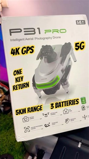 P31 Pro 4K HD Gimbal Camera GPS 5G Transmission Drone Unboxing #shorts #drone #ytshorts #viralvideo