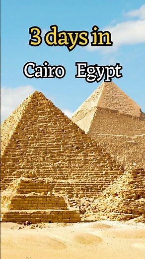 Cairo Egypt | 3 Days Itinerary | Things to Do in Cairo Egypt | Cairo Travel Guide