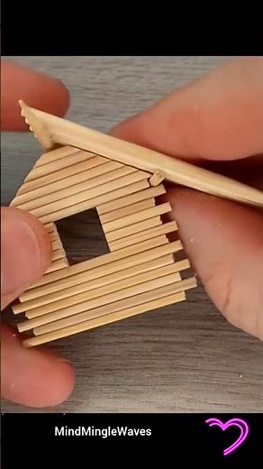 toothpick house #kidsactivity
