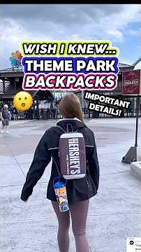 WISH I Knew BEFORE Packing a Backpack for Theme Parks! 😮🎒(Bag Tips & Details)