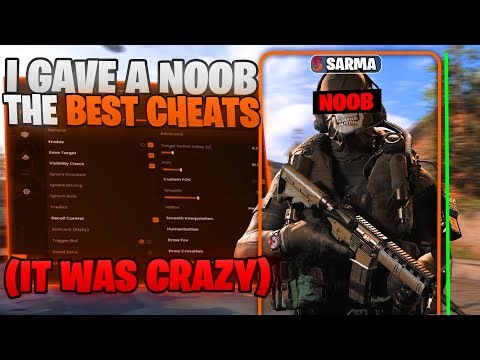 I Got a Noob to Use The Best Warzone CHEATS In Warzone...