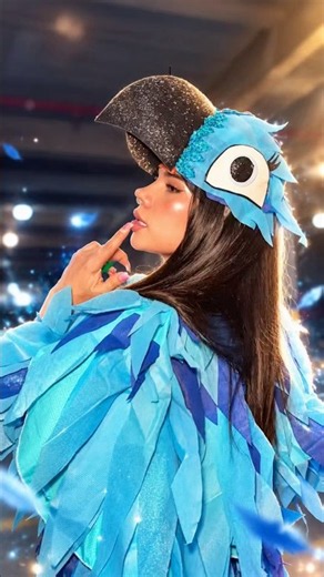 Me puse: El DISFRAZ VIRAL DE RIO😱💙 Para hacer el TIKTOK + DIFÍCIL De Todos!!!!