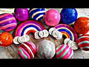 CRACKLING LIGHT PLASTICINE.Slime.Satisfying Compilation.